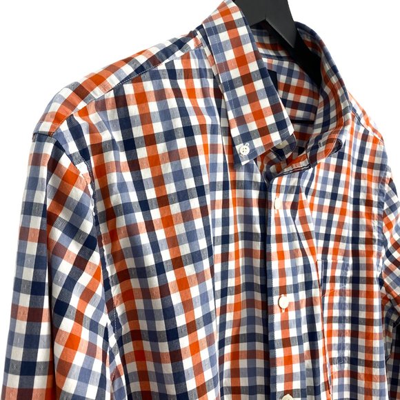 JACK SPADE NEW YORK Palmer Gingham Dobby Button Down Long Sleeve Shirt Size XL - Picture 8 of 16